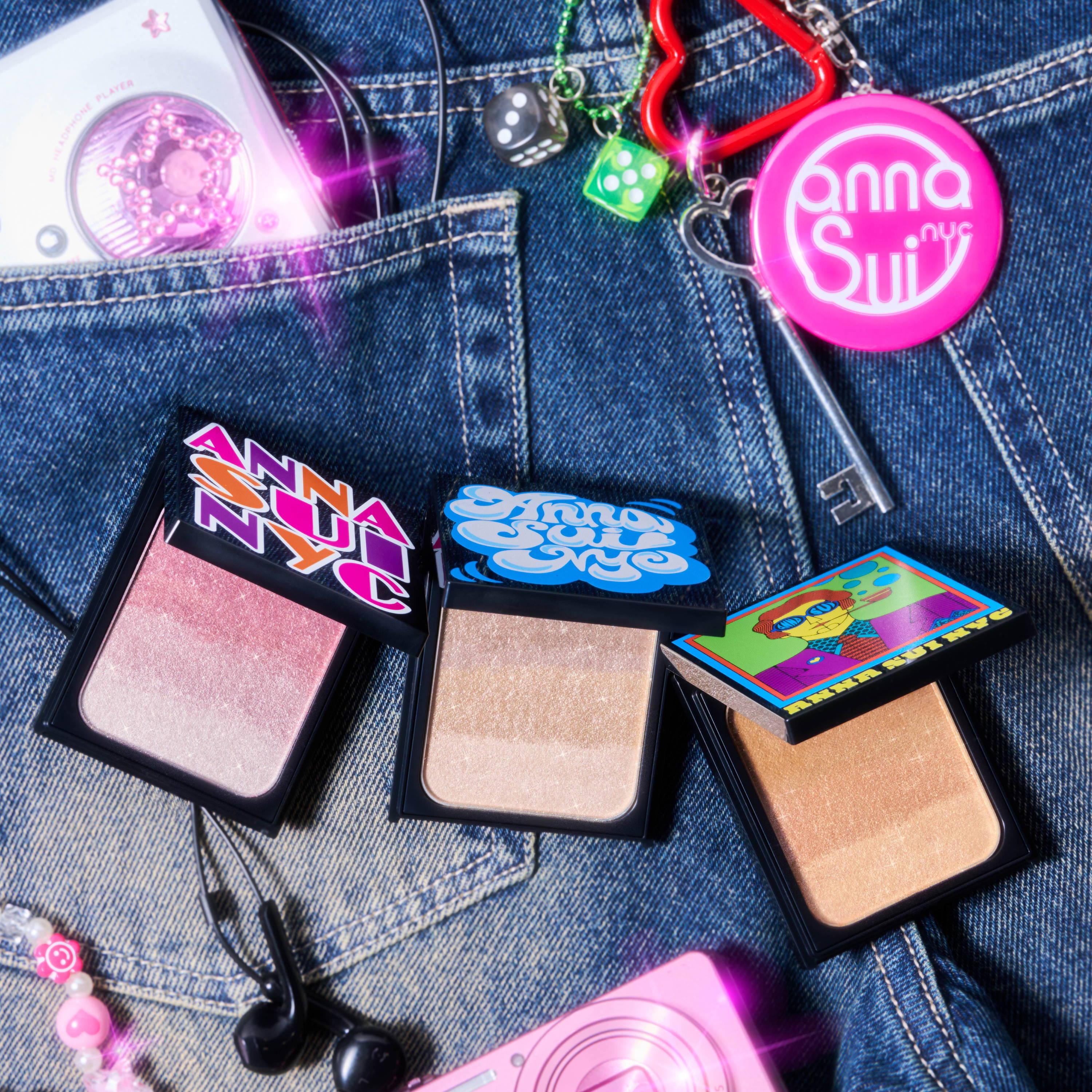 ANNA SUI アイシャドウ チーク セット ANNA SUI NYC cosmetics 4th Edition