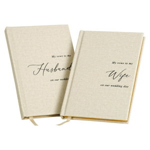MUUJEE Hard Cover Vow Books (Set of 2)