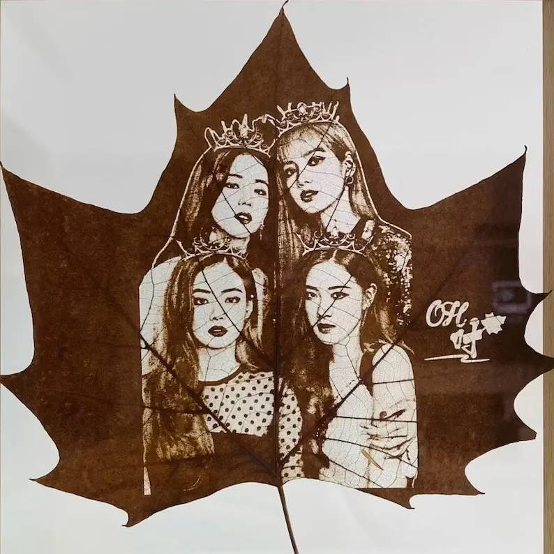 Ideas de grabado láser para el arte del tallado de hojas 09-1