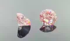 Vivid pink labdiamond earrings - Pobjoy Diamonds