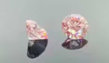 Vivid pink labdiamond earrings - Pobjoy Diamonds