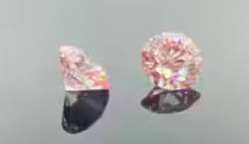 Vivid pink labdiamond earrings - Pobjoy Diamonds