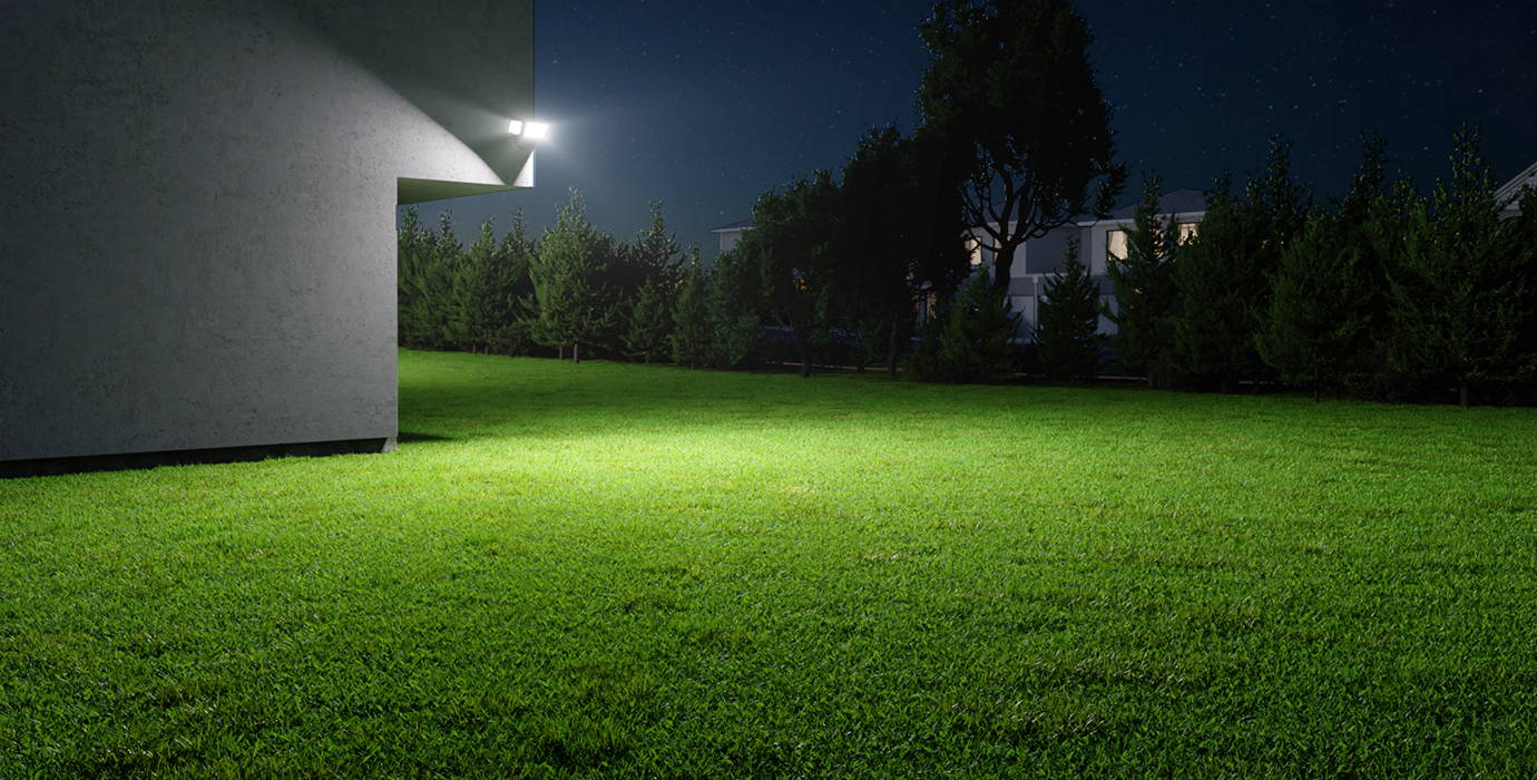 55W WIFI LED Outdoor Lights for Yard