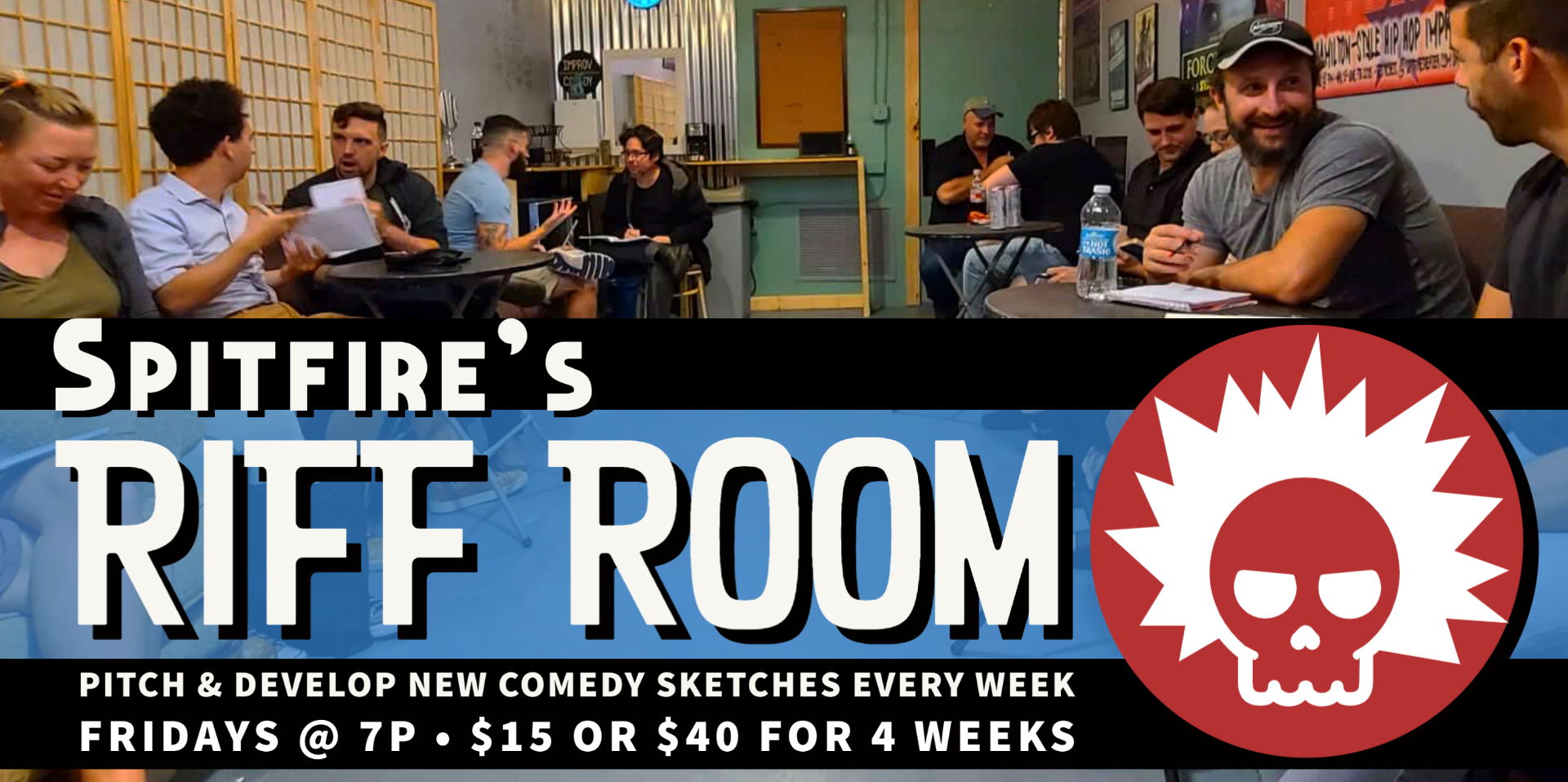Sketch Comedy Riff Room promotional image
