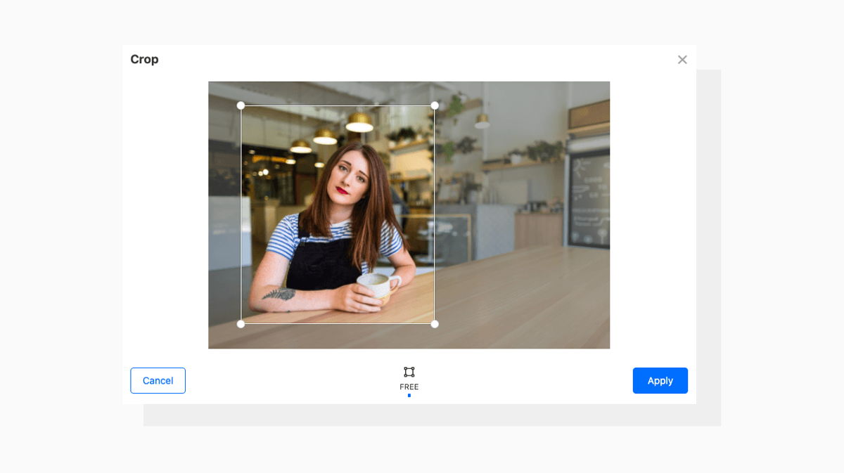 Cropping an avatar photo in Uploadcare. Uploadcare image transformations