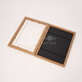 Montessori Keepsake Frame with a magnetic door and a storage compartment that holds up to 150 drawings. 