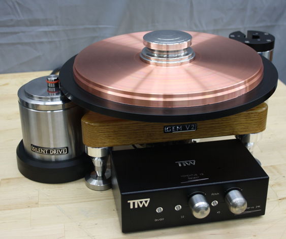 TTW Audio GEM CU9999 42 Lb Pure COPPER Platter  New Dem...