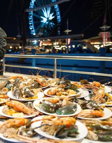 All-you-can-eat seafood and international buffet