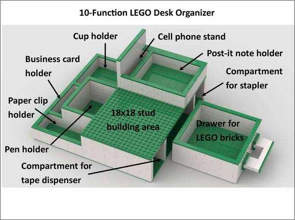 LEGO Desk Organizer