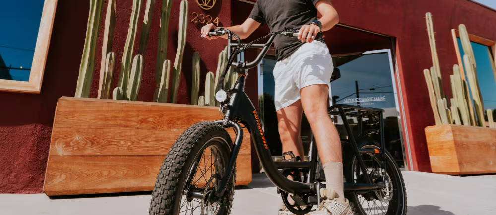 Rider on Rad Power Bike electric bike