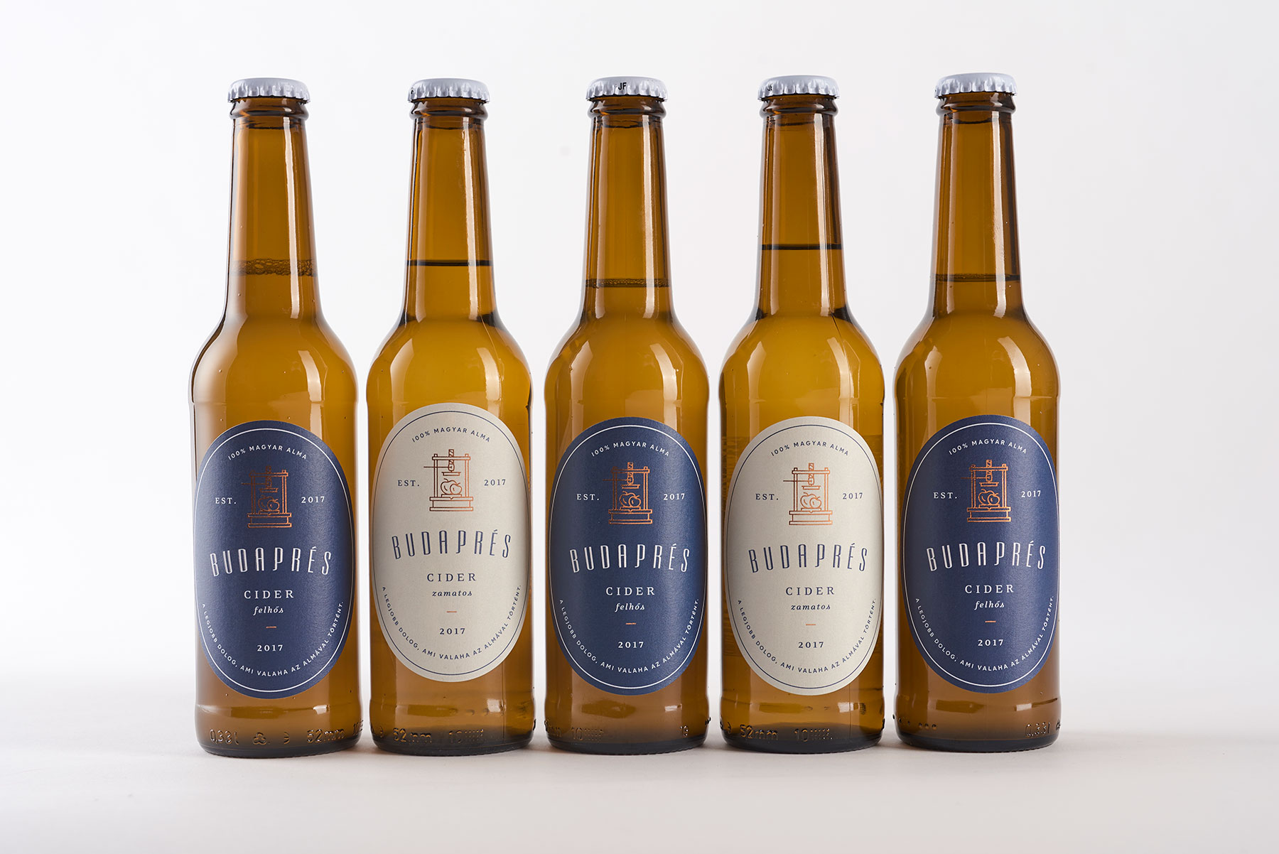 Budaprés Cider Comes With a Clean Visually Striking Label