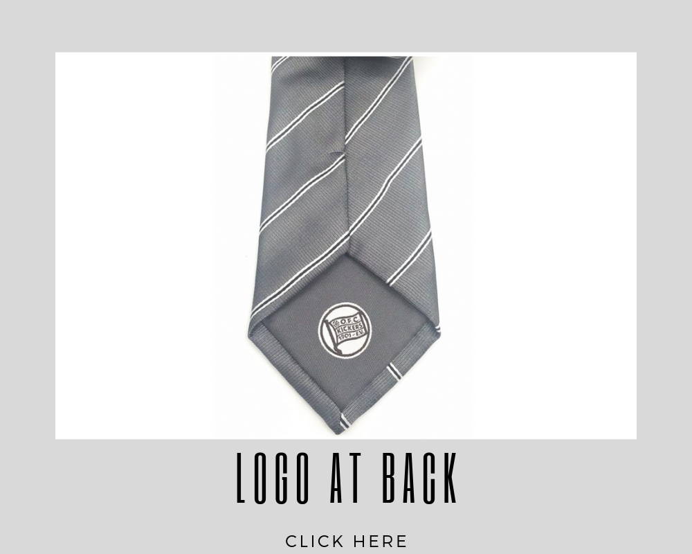 Custom Logo at the Back Corporate Necktie