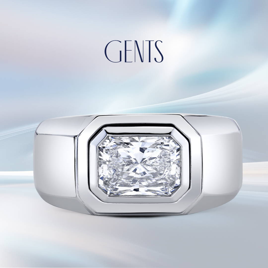 gents diamond rings
