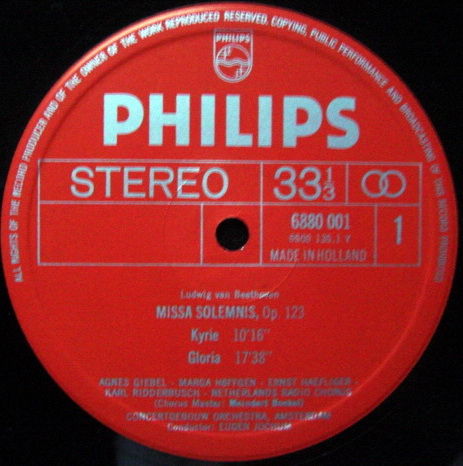 Philips / JOCHUM, - Beethoven Missa Solemnis,  NM, 2 LP...