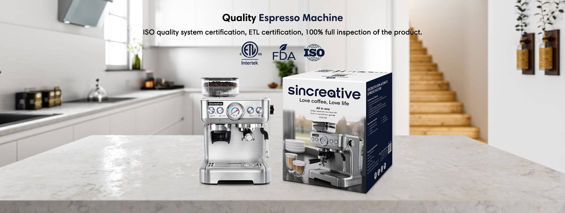 quality espresso machine for home use at a affordable price