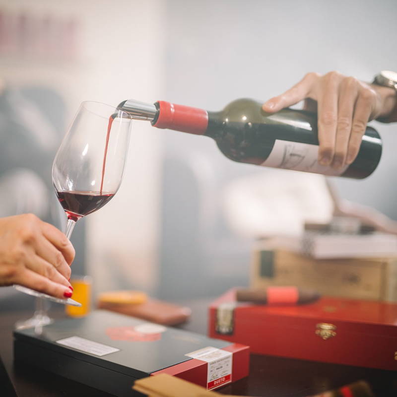 Accord vin et cigare