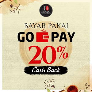 SSIKKEK: Promo Bayar Pakai GOPAY dapat Cashback 20% OFF! sampai 09/30/2019