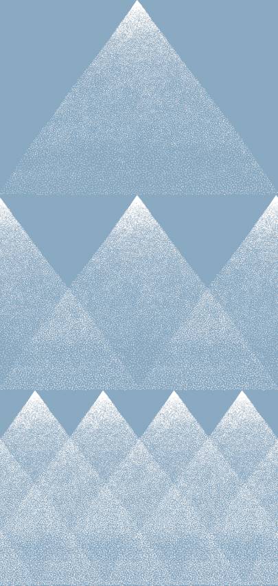 011000690201 blue white statement geometric triangle wallpaper panel