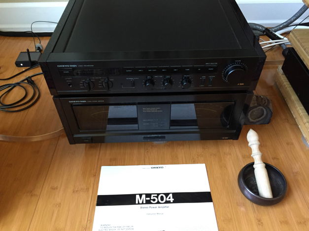 Onkyo M-504 & P-304 Combo Great Condition - Reduced fro...