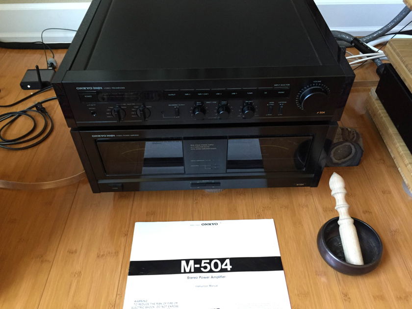 Onkyo M-504 & P-304 Combo Great Condition - Reduced from $749