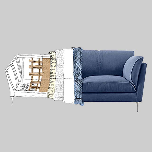 sofas made of organic and natural materials