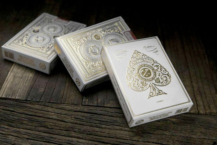 Artisan White Edition Playing Cards | Dieline - Design, Branding ...