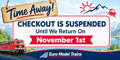 Away returning November 1st