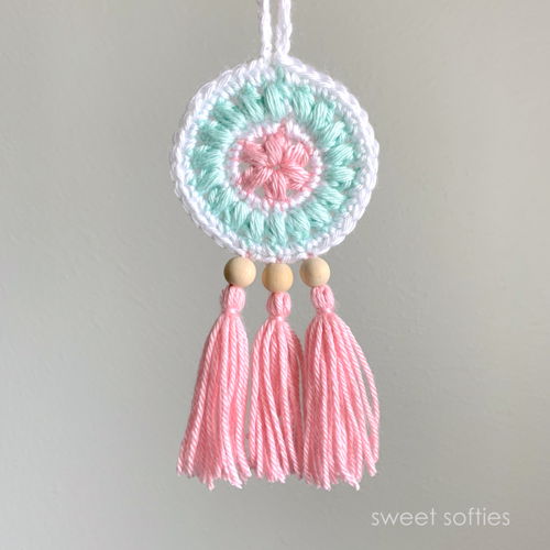 Petite Floral Dreamcatcher