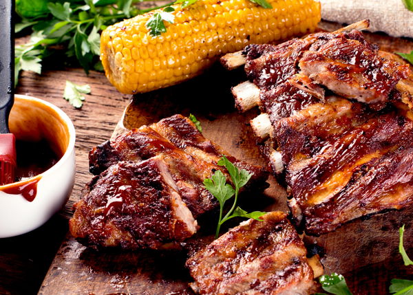 Photo of CRAFT BUTCHER BOX Peach Bourbon BBQ Ribs (GRILLABLE)