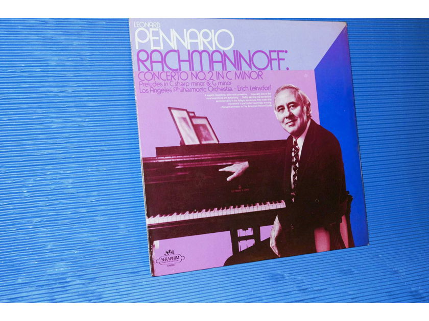 RACHMANINOFF / Pennario - "Concerto No 2" -  Seraphim 1974 SEALED