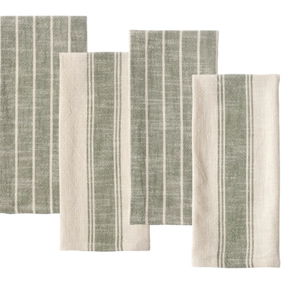 4 Piece Monaco Slubbed Tea Towel Set | AllModern