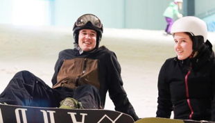 alpincenter kinder mit snowboard