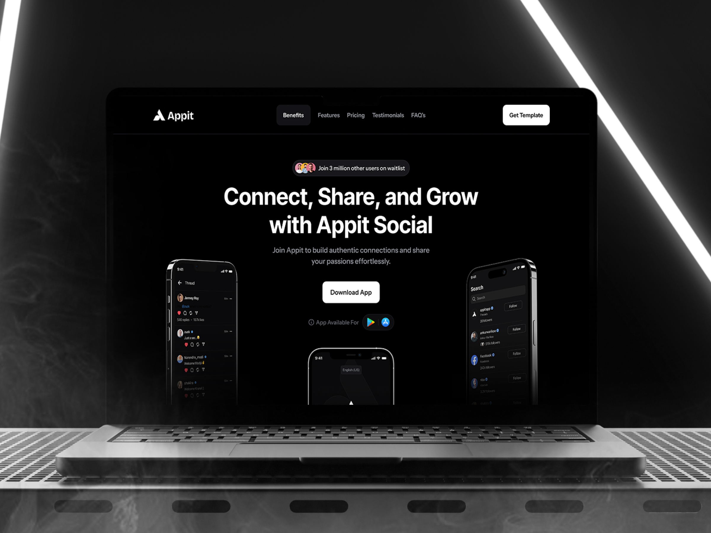 Appit: Free App Website Template by Praha — Framer Marketplace