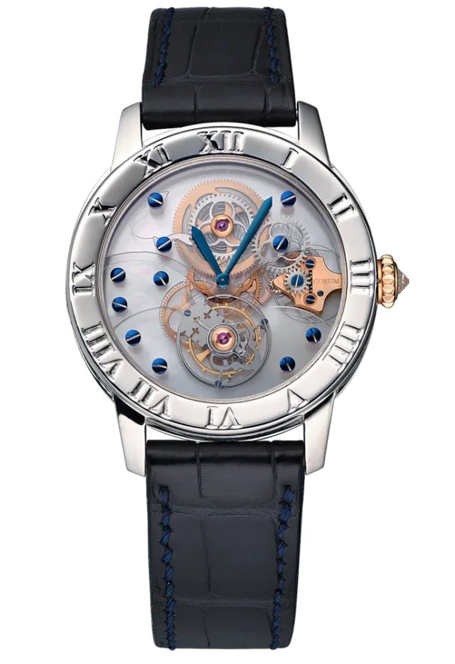 Corum Platinum Skeletonized Sapphire Tourbillon