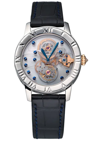 Corum Platinum Skeletonized Sapphire Tourbillon