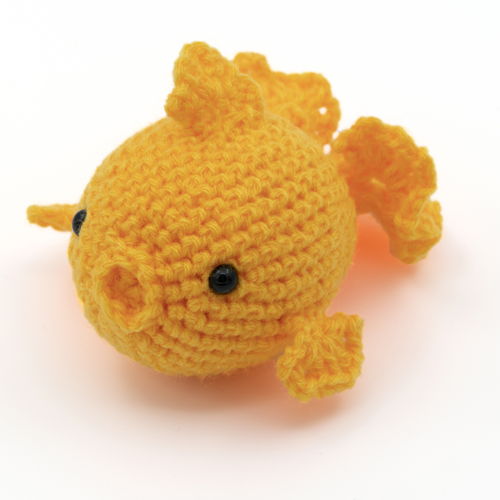 Peixinho Dourado Amigurumi