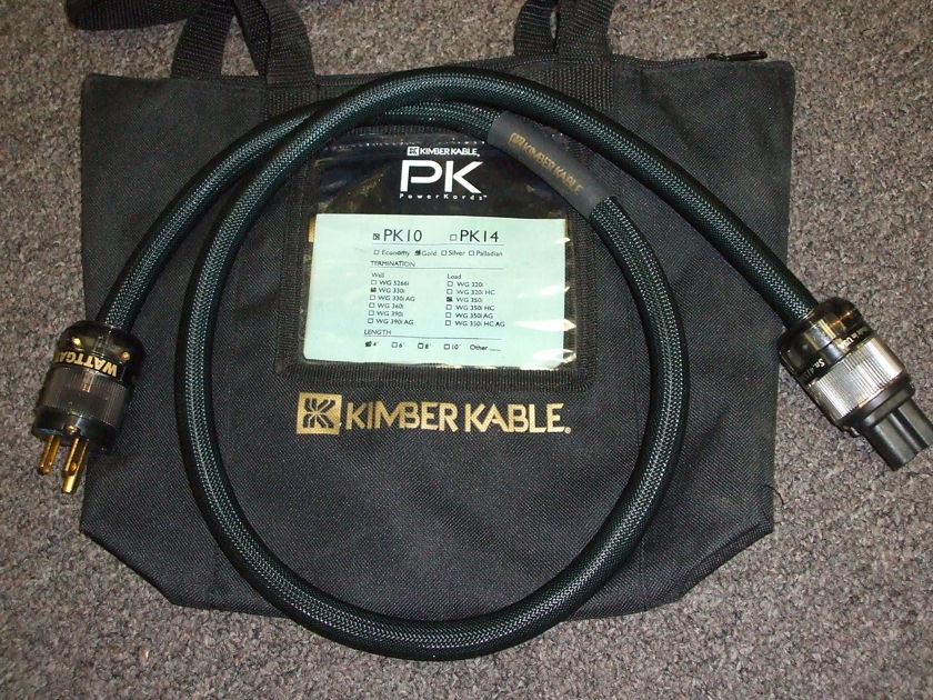 Kimber PK10 Gold 4ft power cord