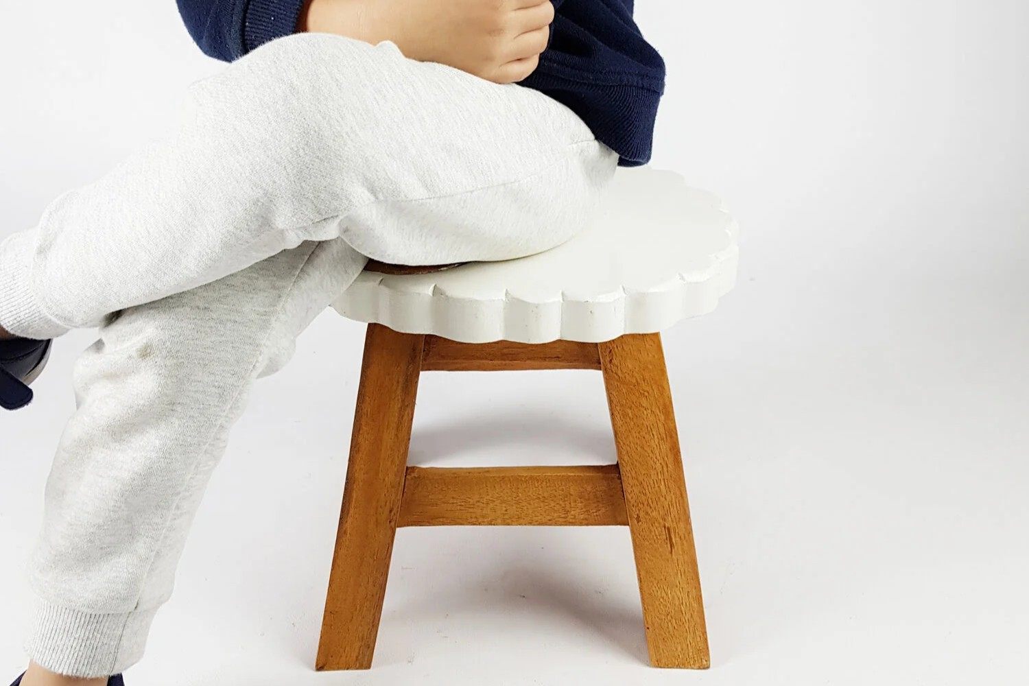 Kids Chair Wooden Stool Animal SHEEP Theme Children’s Chair and Toddlers Stepping Stool - Image 8