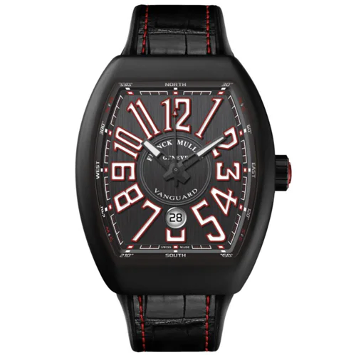 Franck Muller Vanguard STEEL 45MM BLACK RED
