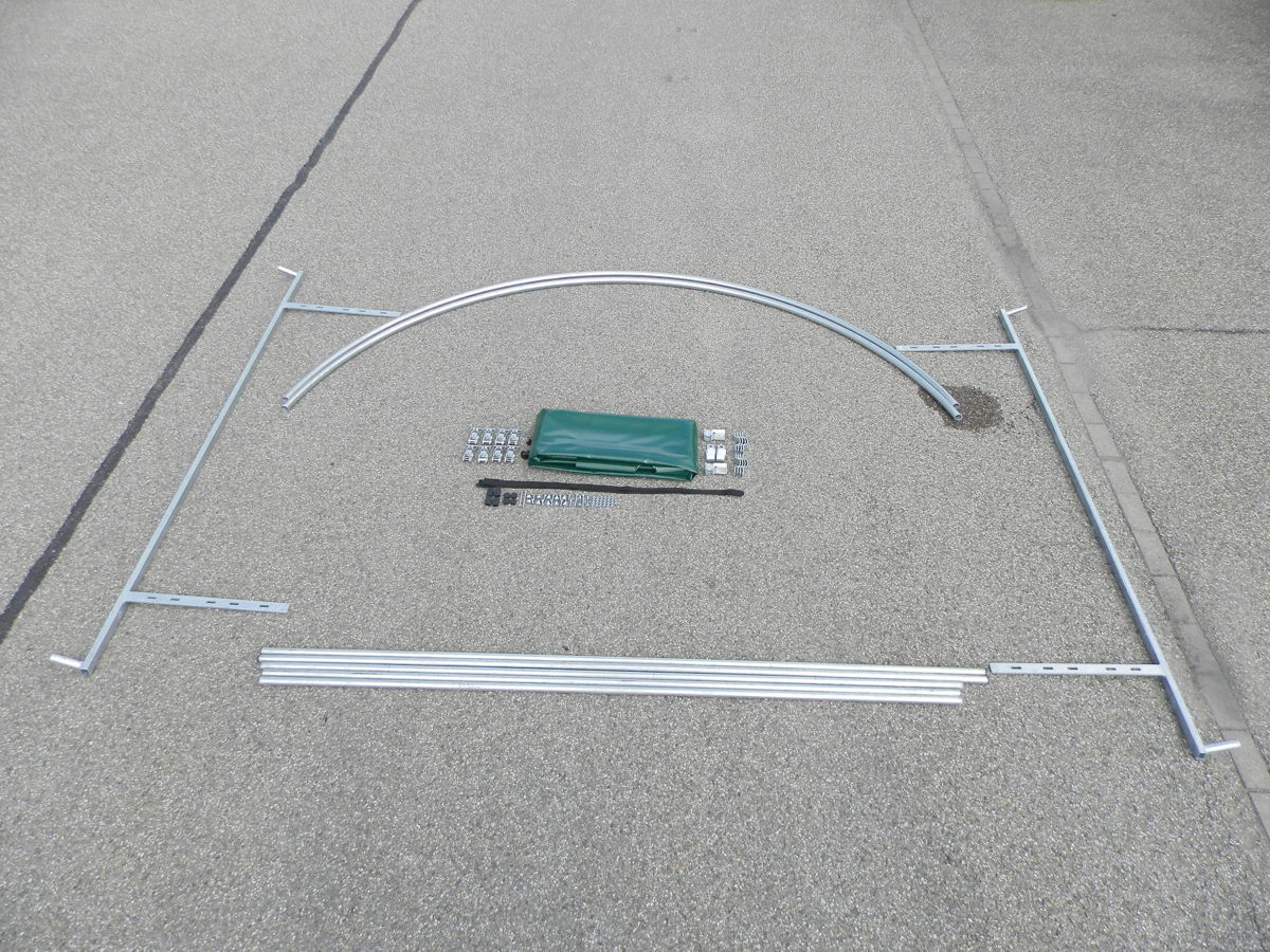 Bestandteile der Mobilen Folienunterstände