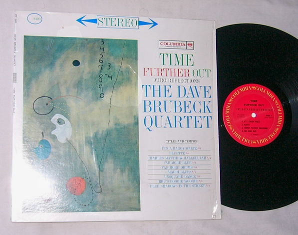DAVE BRUBECK QUARTET LP- - Time further out-- 70's reis...