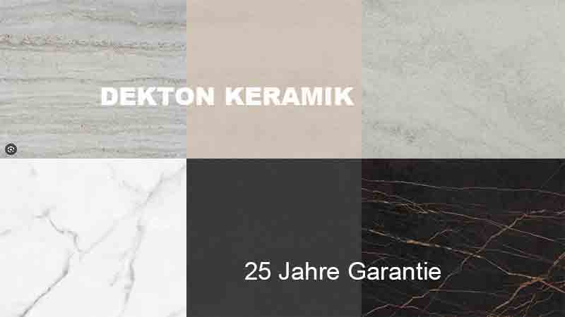 Esstisch  modern in Dekton Keramik mit 25 Jahren Garantie