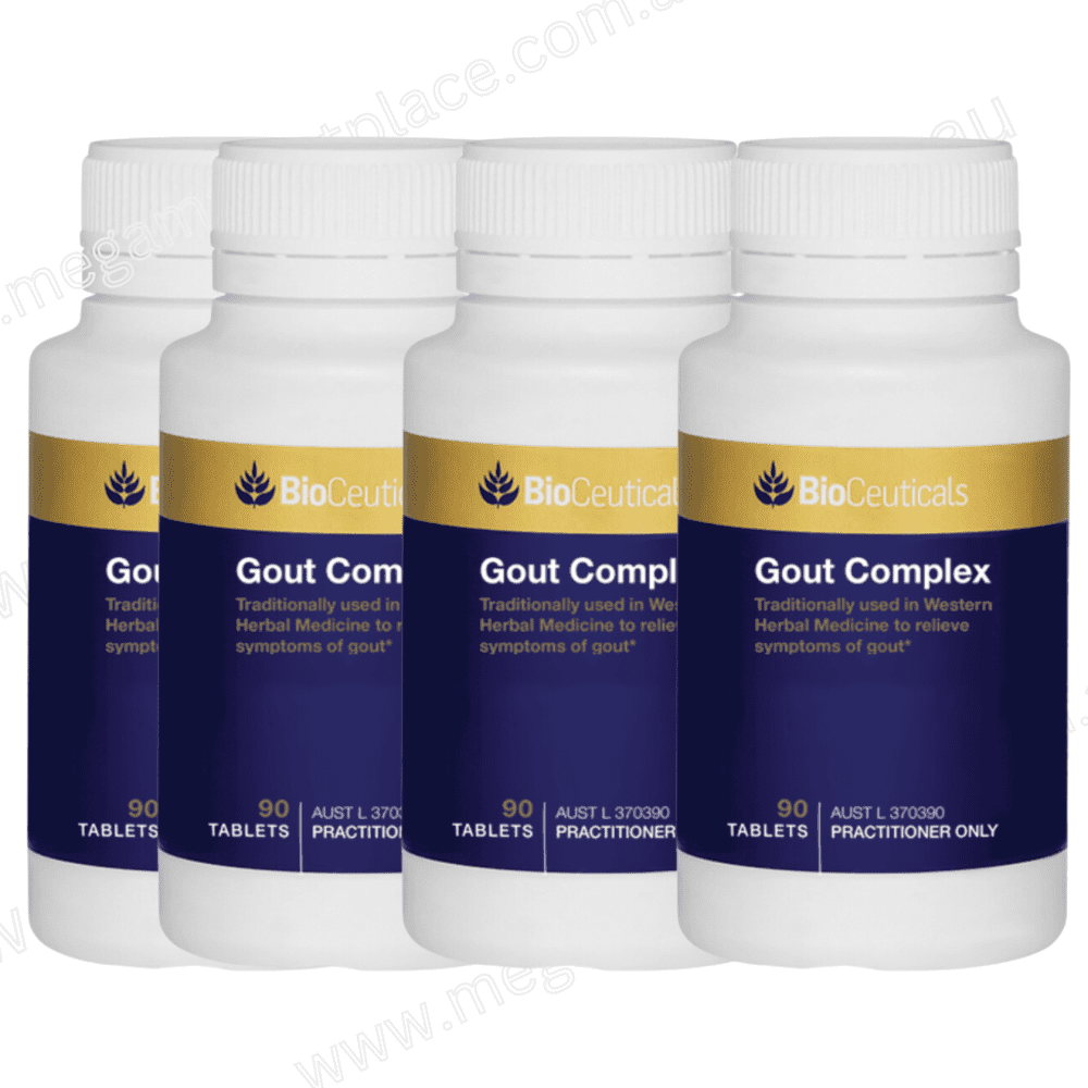 Lot of 4| Bioceuticals Gout Complex 90 Tablets Austl : 370390