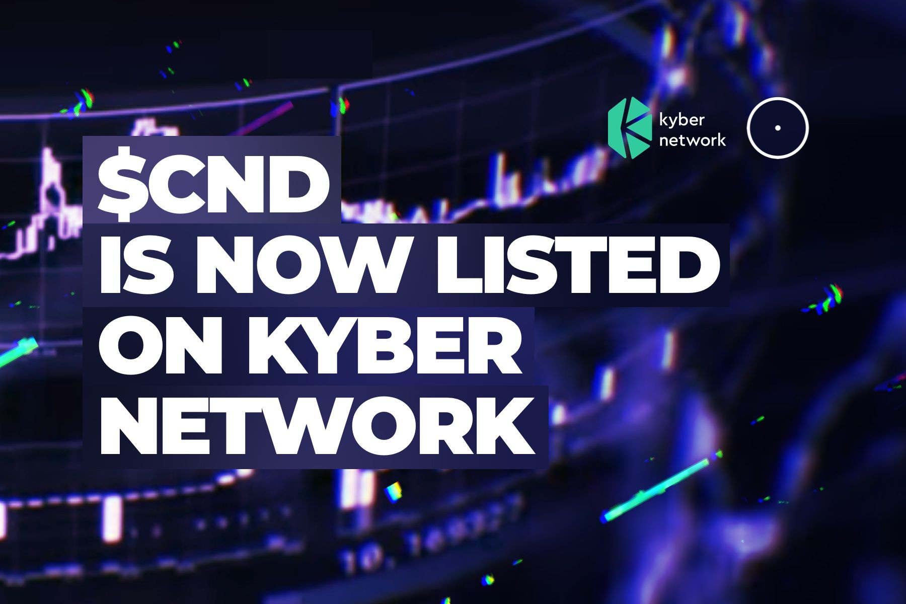 Cindicator’s CND token is listed on Kyber