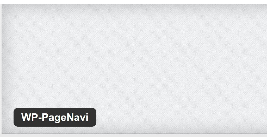 WP-PageNavi - постраничная навигация в WordPress