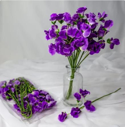Mauve Sweet Pea - Realistic Artificial Flowers) - Image 4