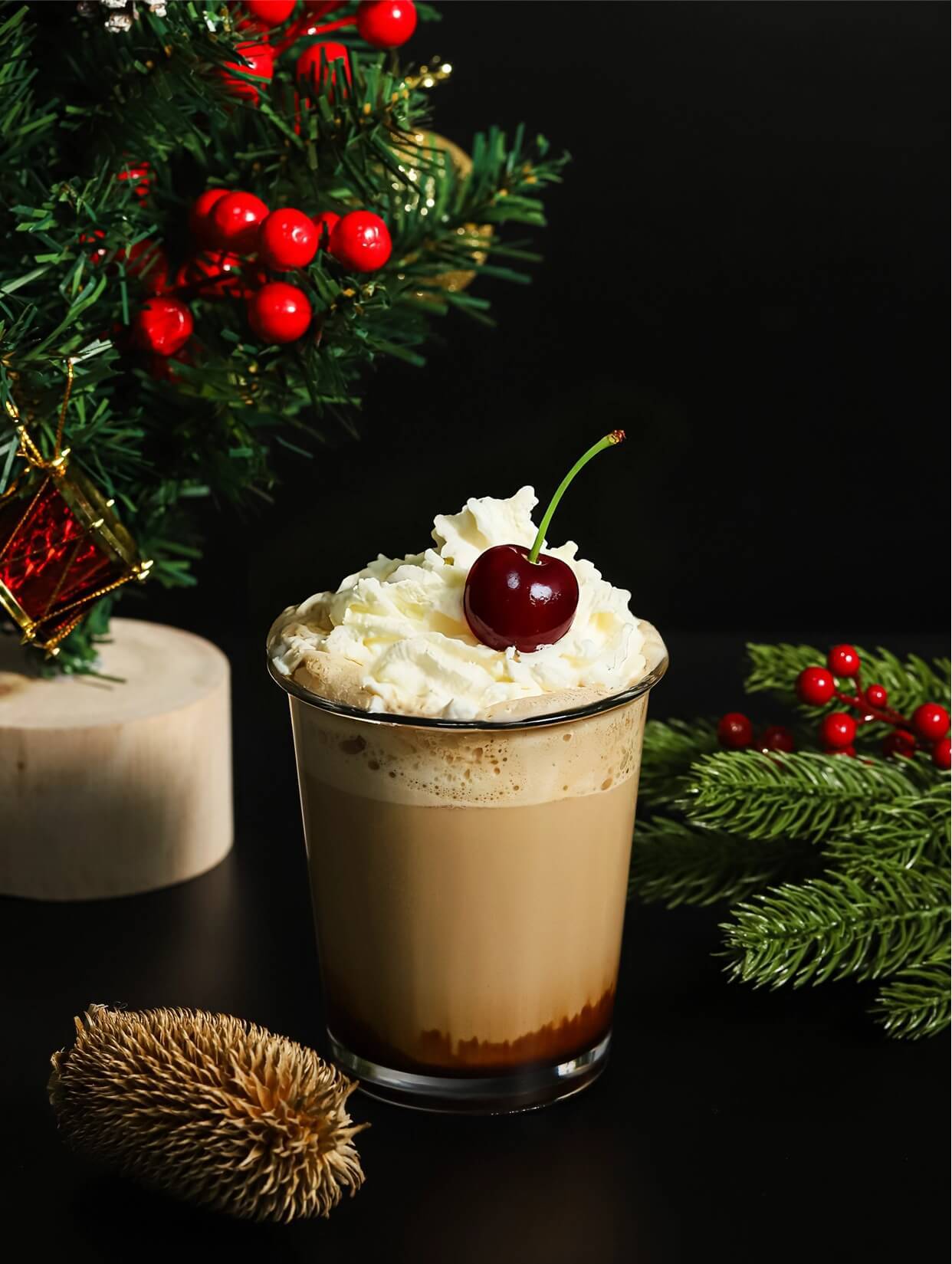 black forest coffee drink