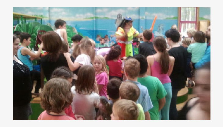 clown lucy im getümmel