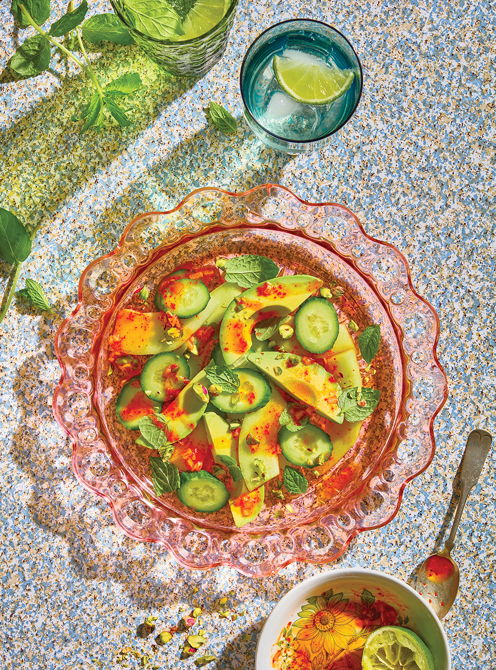 Honeydew and Cucumber Salad