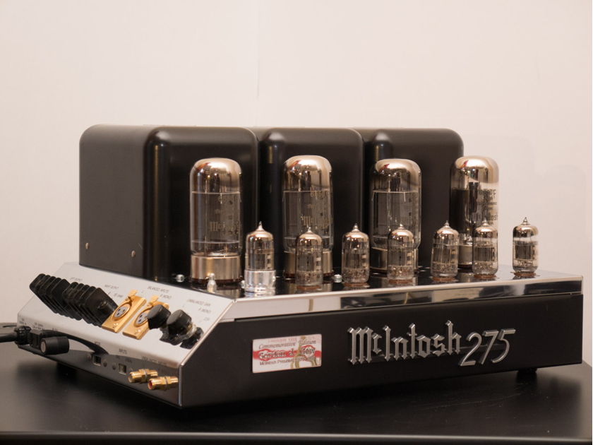 McIntosh MC275 Tube Power Amplifier Gordon J Gow Commemorative